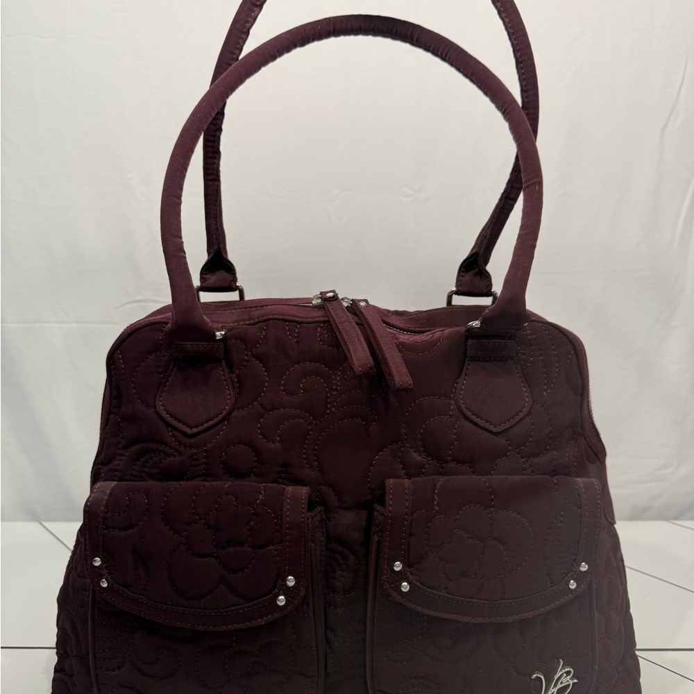 Vera Bradley Quilted Plum Tote
